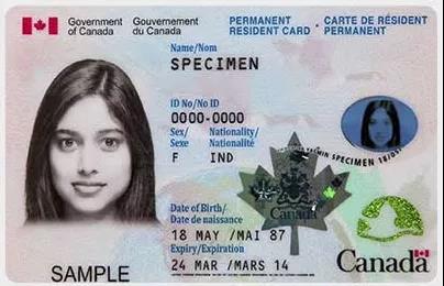加拿大移民身份id